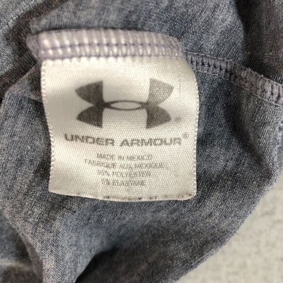 Under Armour Shirt Mens Medium Gray Athletic Training Crew Neck Tee‎ Athleisure - Picture 4 of 8